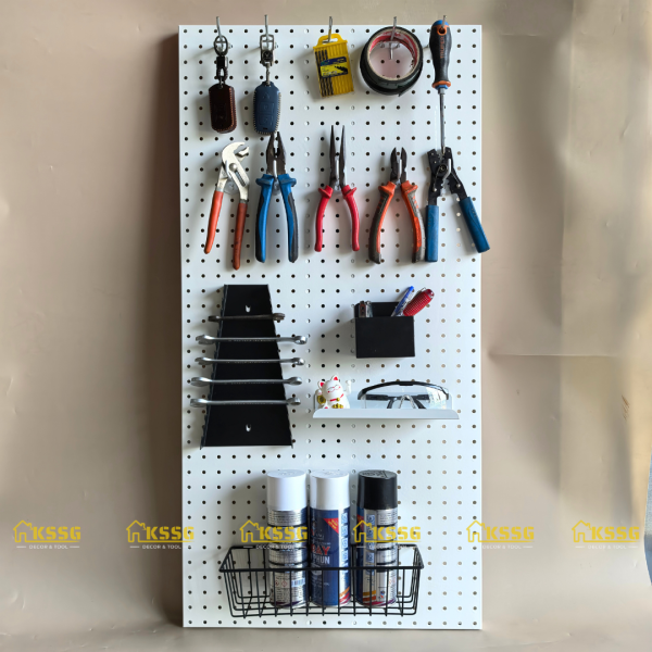 Bảng lỗ Pegboard kim loại