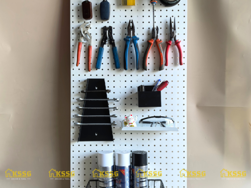 Bảng lỗ Pegboard kim loại