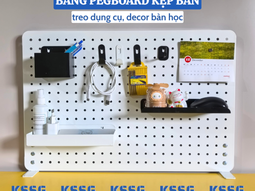 Bảng Pegboard kẹp bàn