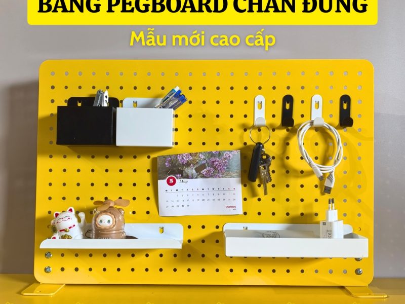 Biến Hóa Bàn Làm Việc Của Bạn Với Bảng Pegboard Để Bàn Đa Năng – Giải Pháp Toàn Diện Cho Không Gian Gọn Gàng & Đầy Cảm Hứng