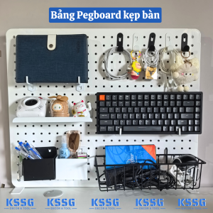 Bảng Pegboard kẹp bàn