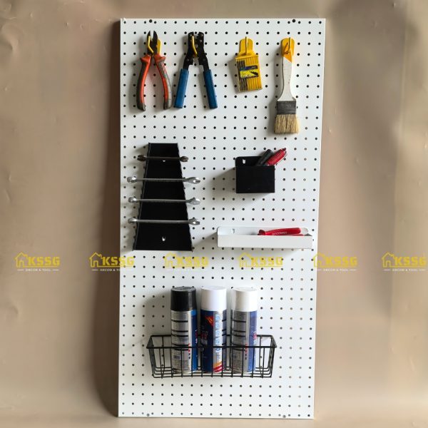 Bảng Pegboard kim loại gắn tường
