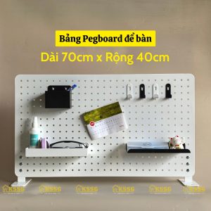 Bảng Pegboard chân đứng để bàn