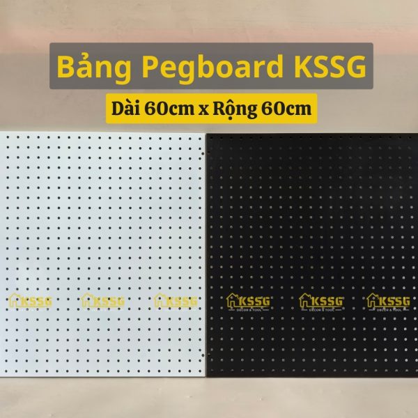 BẢNG PEGBOARD KIM LOẠI GẮN TƯỜNG DÀI 60cmx60cm - Hình ảnh 12