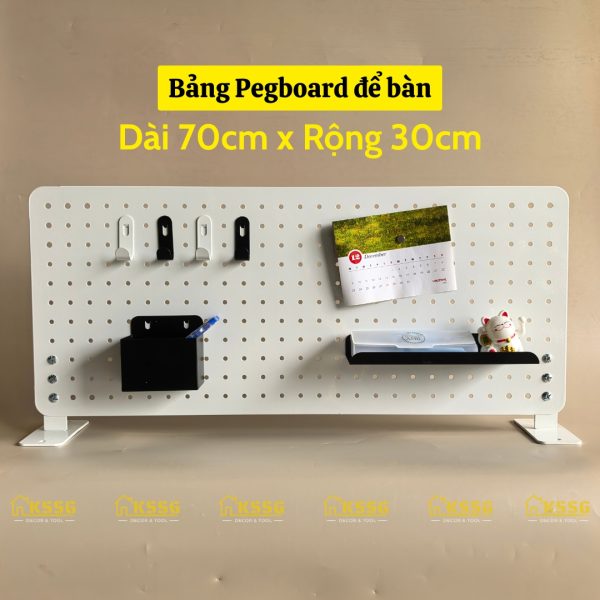 Bảng Pegboard chân đứng để bàn