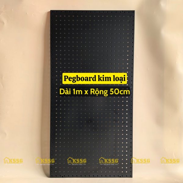 Bảng Pegboard kim loại gắn tường