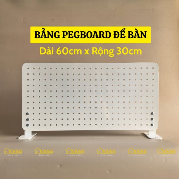 Bảng Pegboard chân đứng để bàn