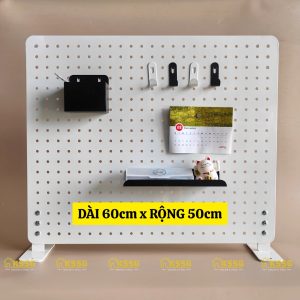 Bảng Pegboard chân đứng để bàn