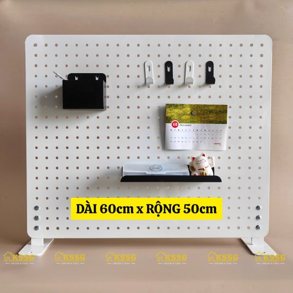 Bảng Pegboard chân đứng để bàn