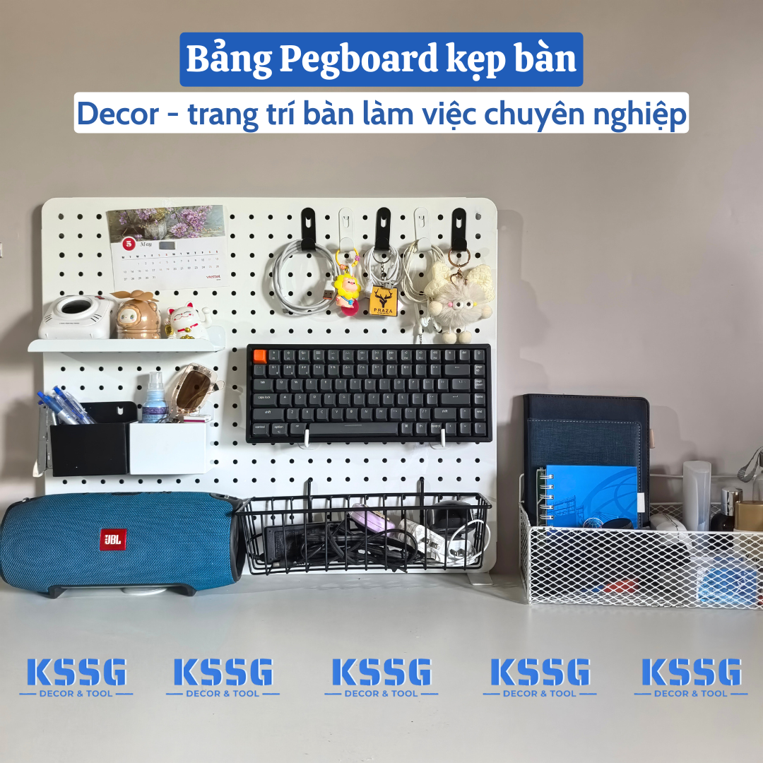 Bảng Pegboard kẹp bàn Bảng Pegboard kẹp bàn