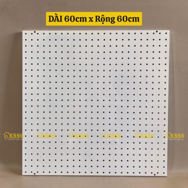 BẢNG PEGBOARD KIM LOẠI GẮN TƯỜNG DÀI 60cmx60cm - Hình ảnh 6