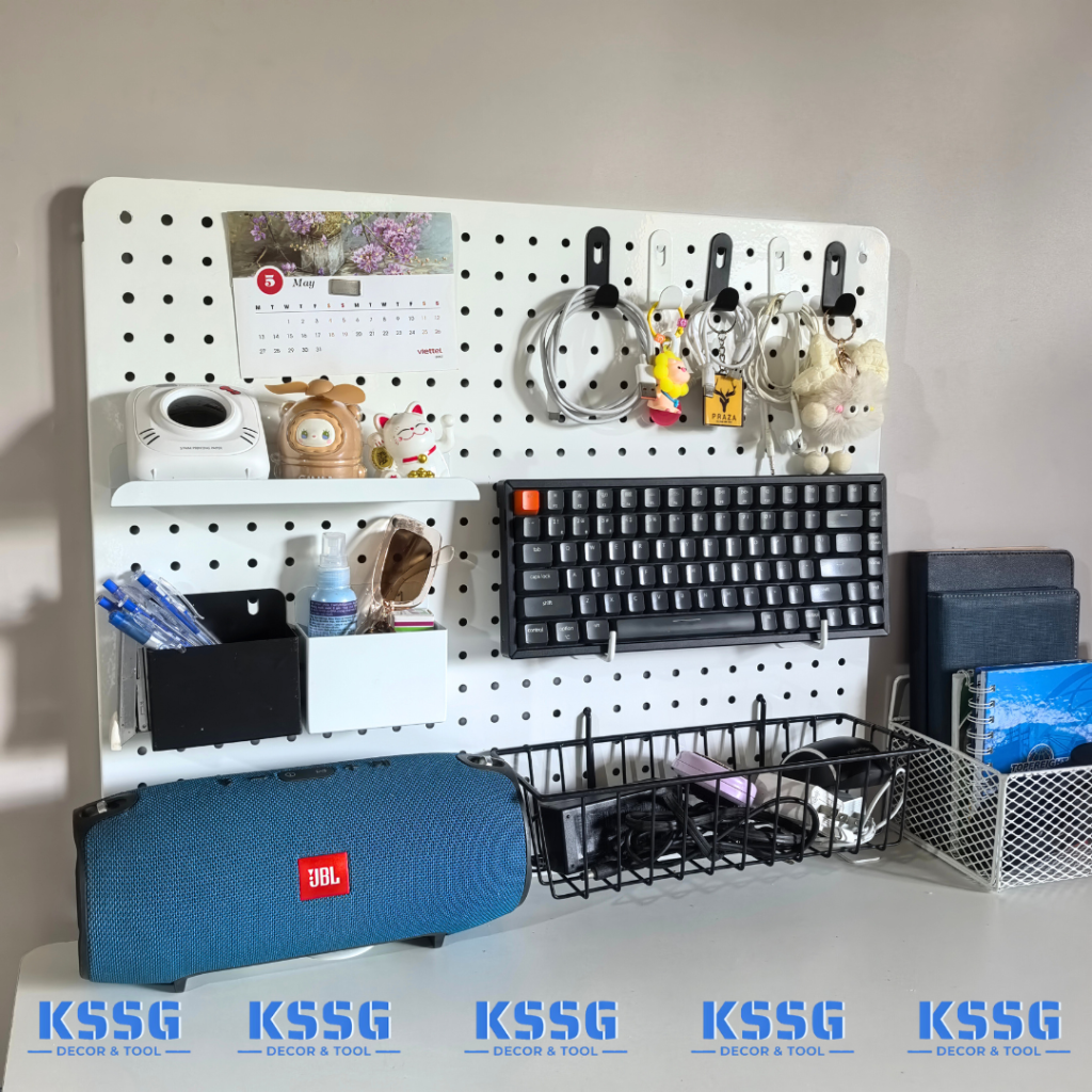 Bảng Pegboard kẹp bàn