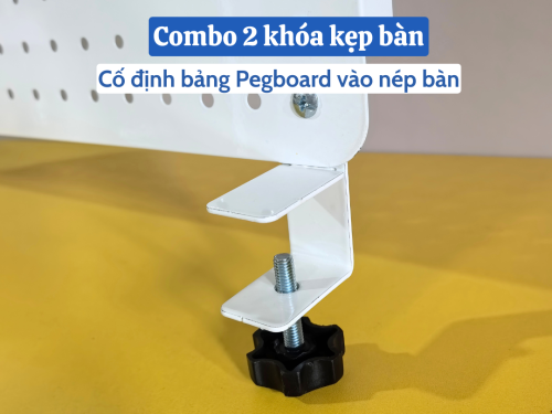 Bảng Pegboard kẹp bàn