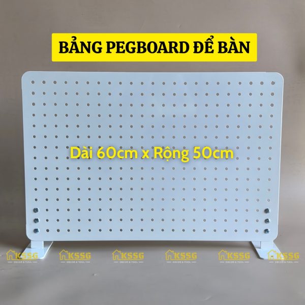 Bảng Pegboard chân đứng để bàn