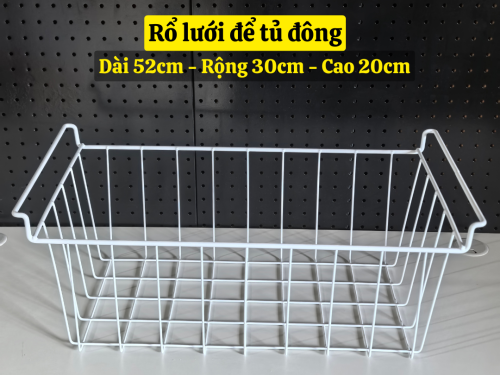 Rổ lưới tủ đông