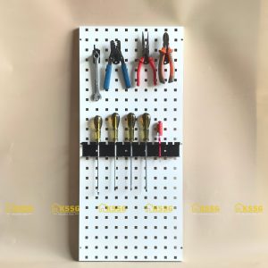 BẢNG PEGBOARD LỖ VUÔNG GẮN TƯỜNG CAO CẤP DÀI 90X40cm