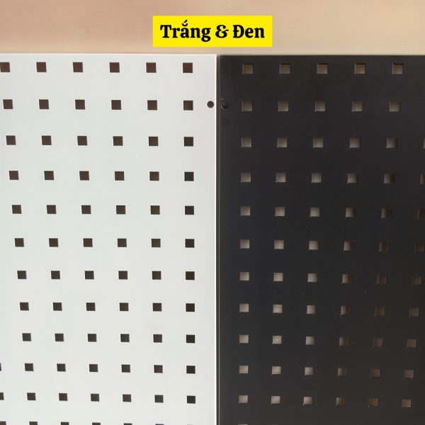 BẢNG PEGBOARD LỖ VUÔNG GẮN TƯỜNG CAO CẤP DÀI 90X40cm - Hình ảnh 6
