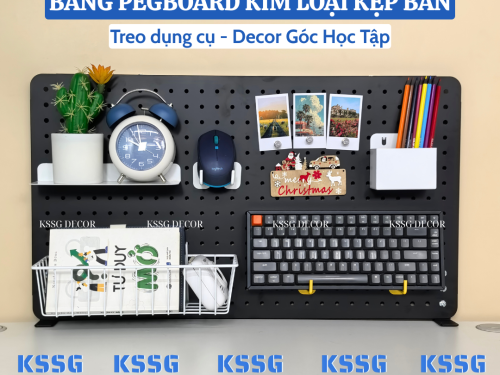 Bảng Pegboard kẹp bàn