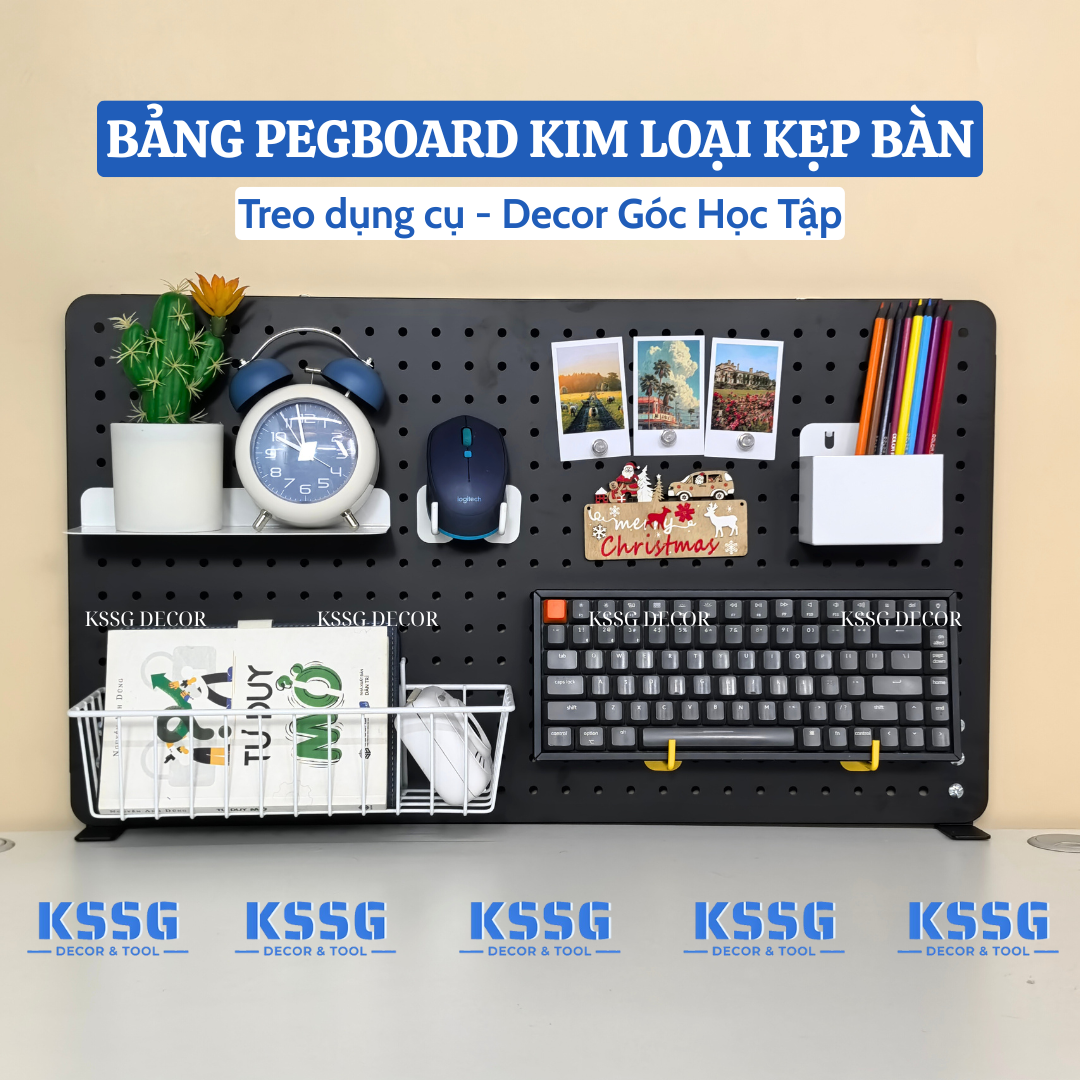 Bảng Pegboard kẹp bàn Bảng Pegboard kẹp bàn