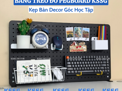 Bảng Pegboard kẹp bàn