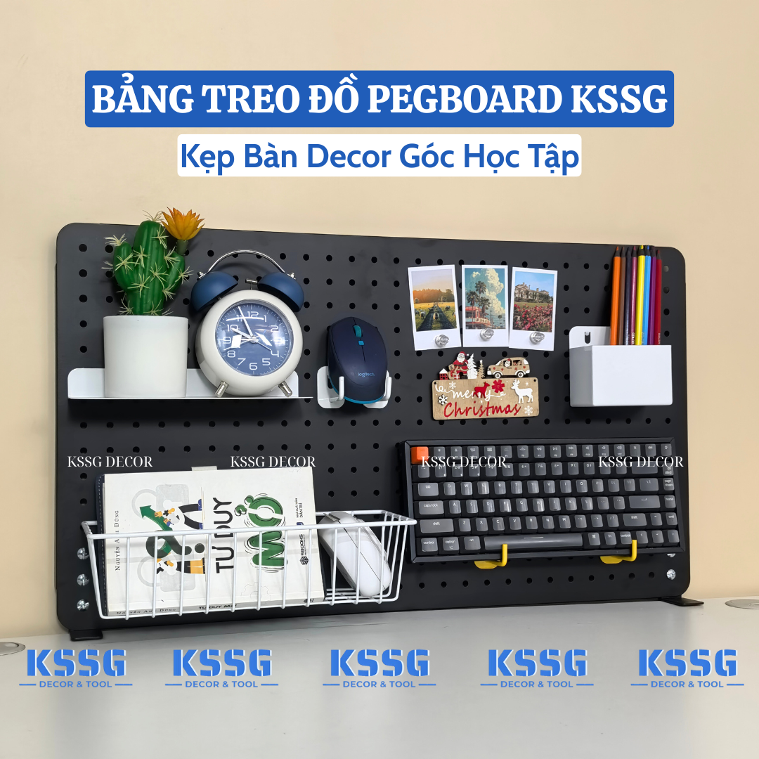 Bảng Pegboard kẹp bàn Bảng Pegboard kẹp bàn