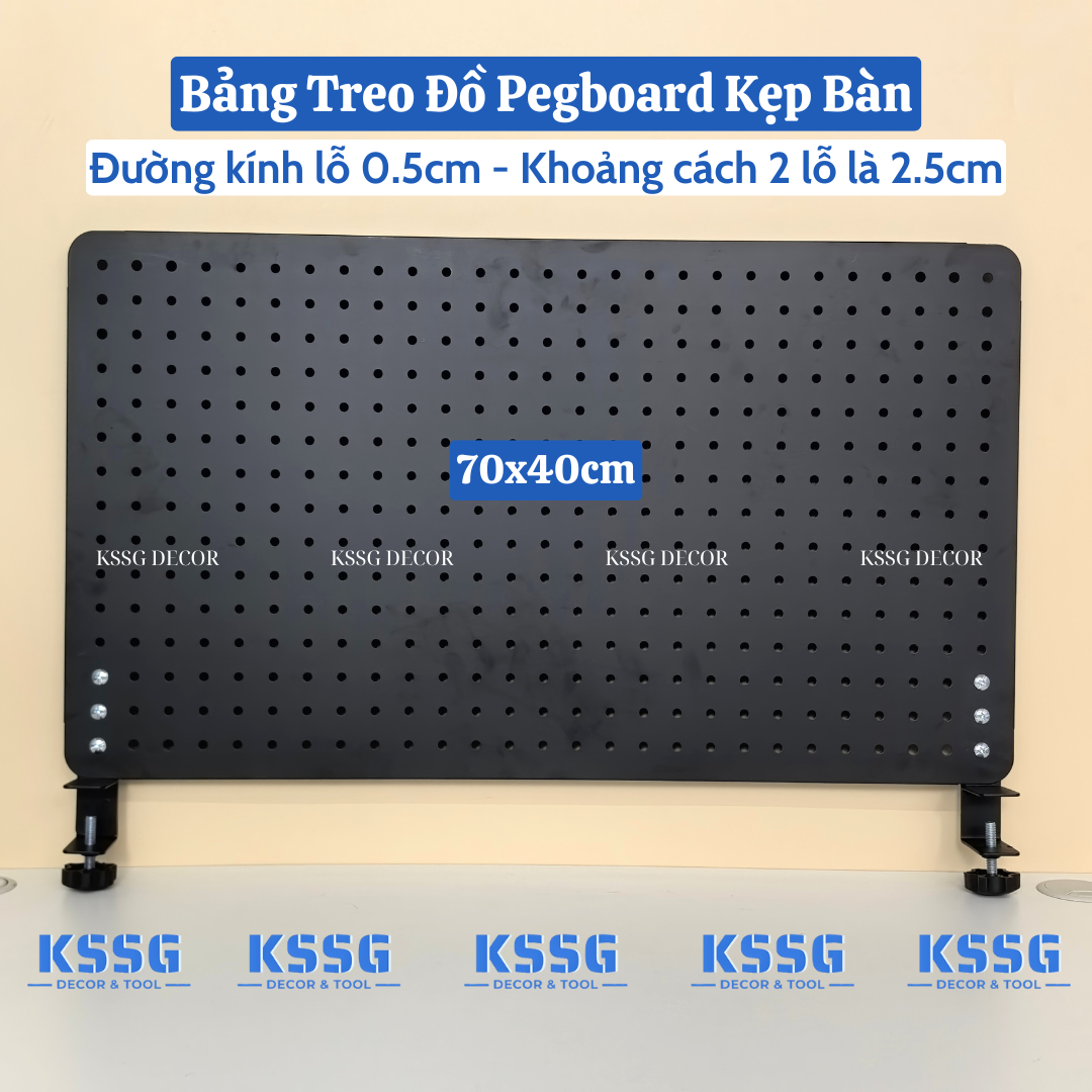 Bảng Pegboard kẹp bàn Bảng Pegboard kẹp bàn