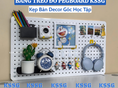 Bảng Pegboard kẹp bàn