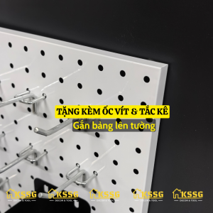 Bảng Pegboard gắn tường