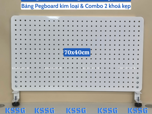 Bảng Pegboard kẹp bàn