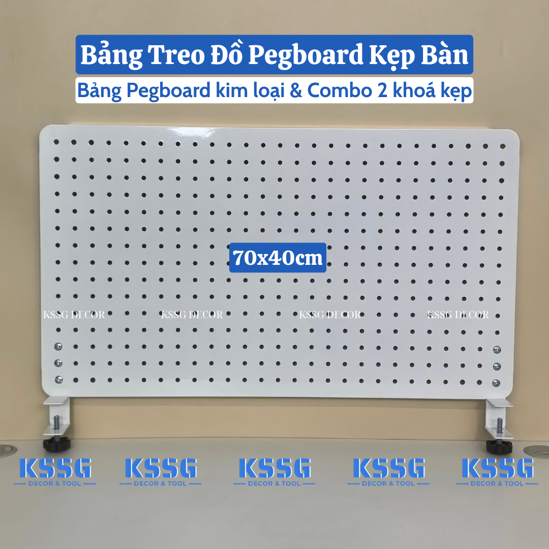 Bảng Pegboard kẹp bàn Bảng Pegboard kẹp bàn