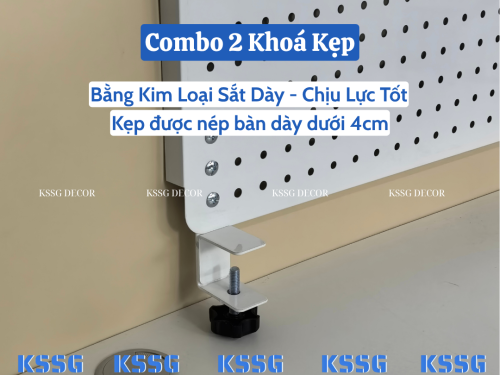 Bảng Pegboard kẹp bàn
