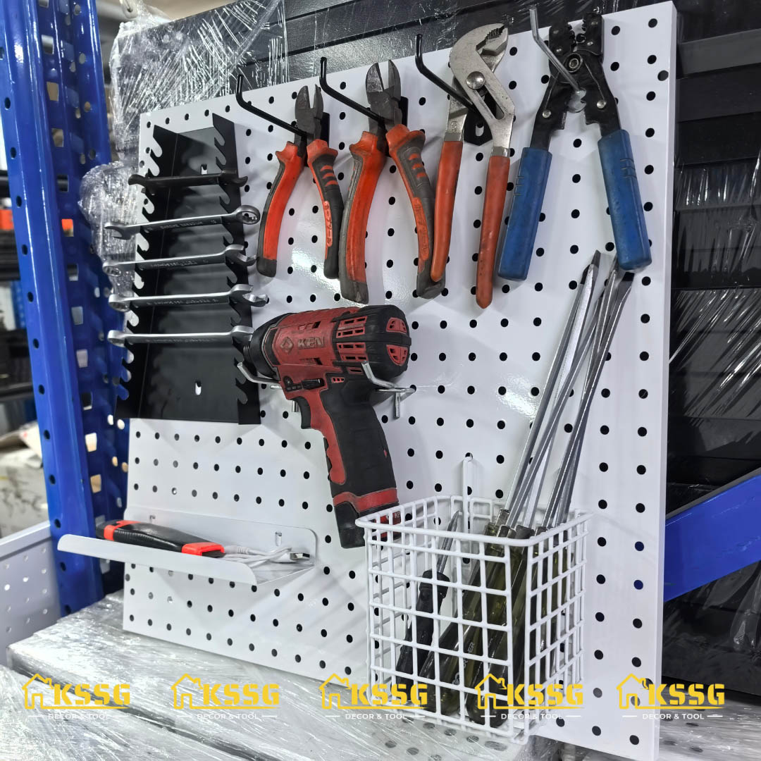 TẤM TÔN ĐỤC LỖ KIM LOẠI GẮN TƯỜNG 50x50cm