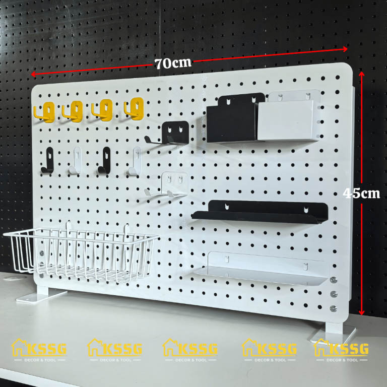 BẢNG PEGBOARD ĐỂ BÀN TREO DỤNG CỤ HỌC TẬP – DECOR GÓC LÀM VIỆC