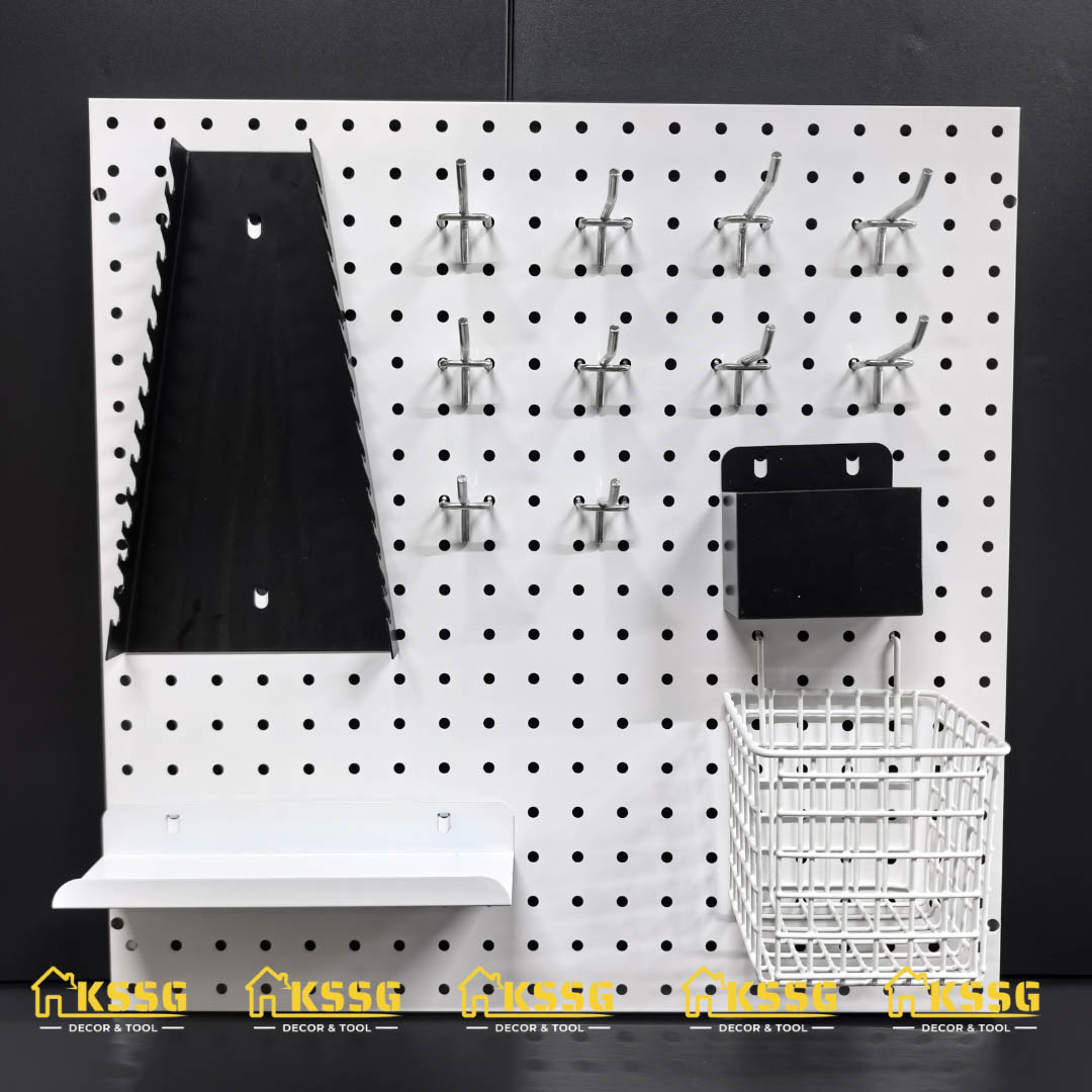TẤM TÔN ĐỤC LỖ KIM LOẠI GẮN TƯỜNG 50x50cm