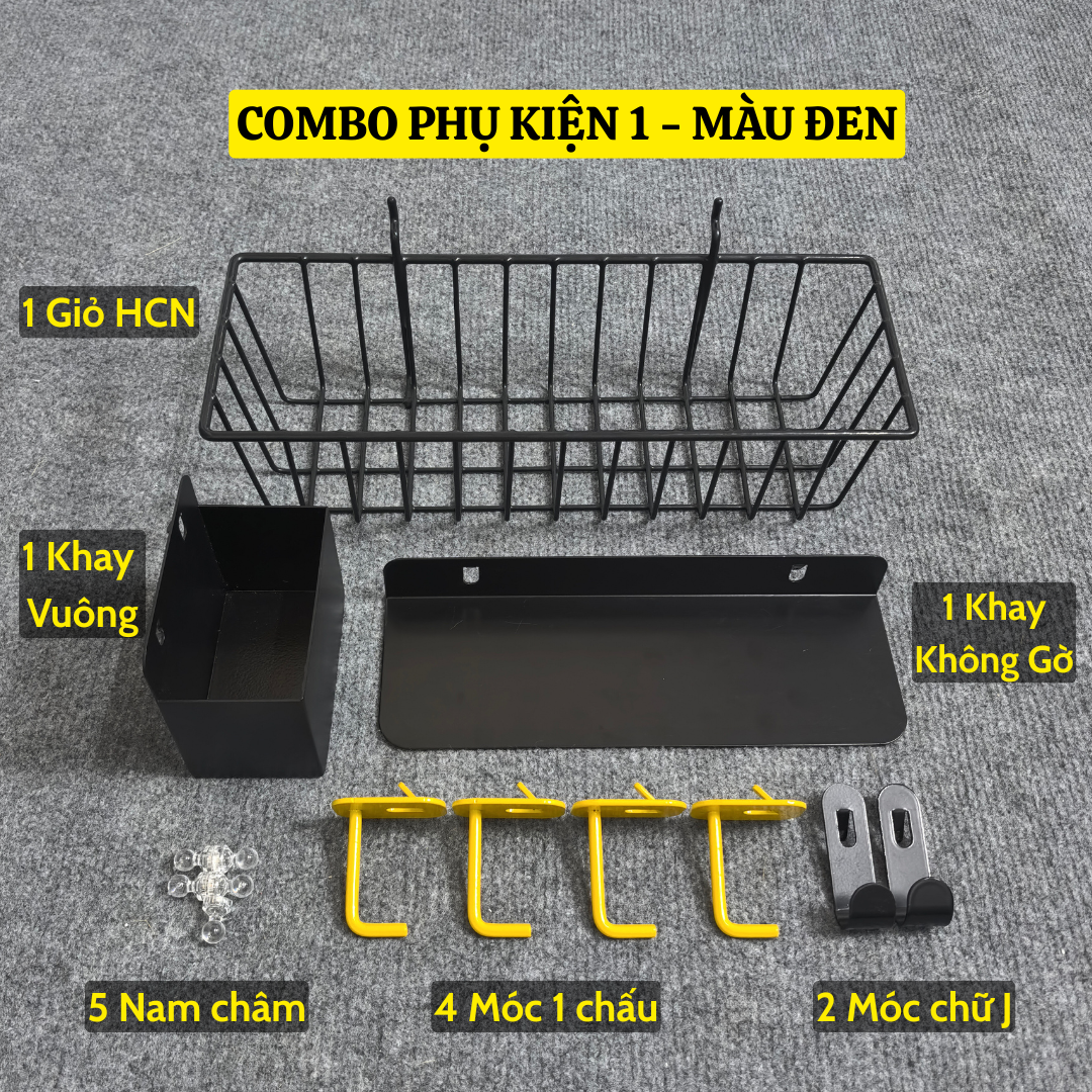 Bảng Pegboard kẹp bàn