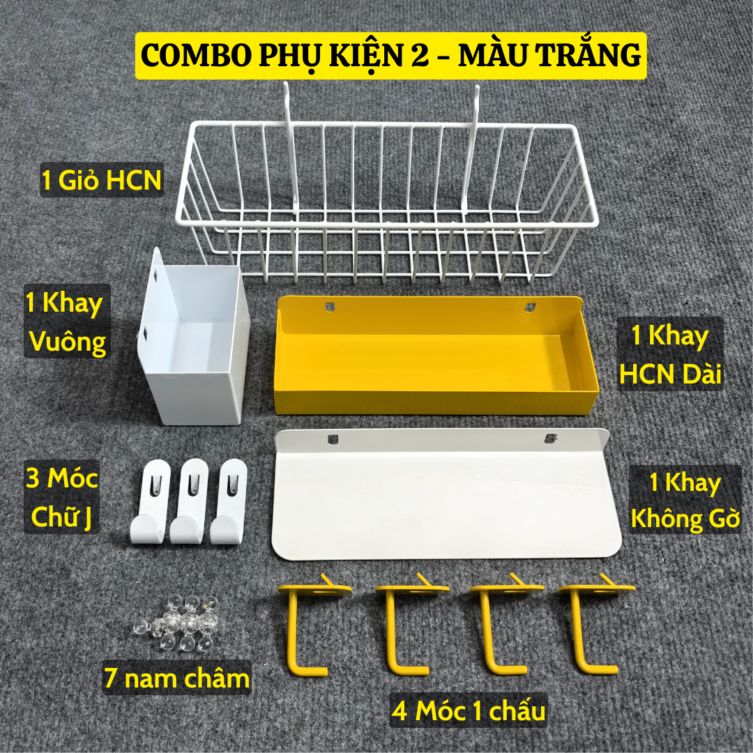 Bảng Pegboard kẹp bàn
