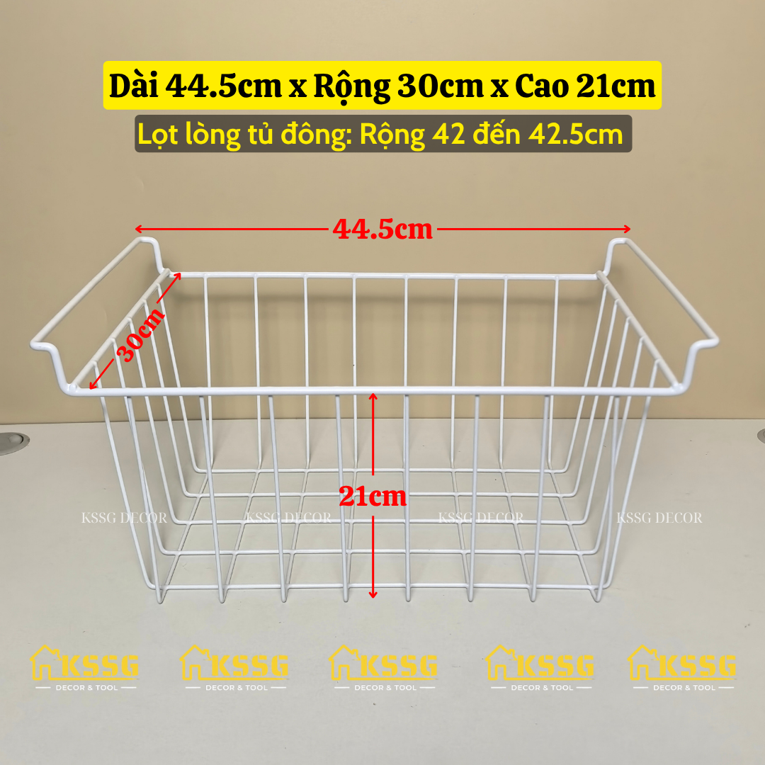 Rổ lưới để tủ đông