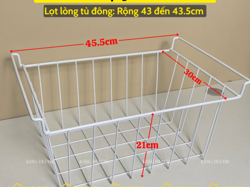 Rổ lưới để tủ đông