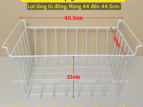 Rổ lưới để tủ đông