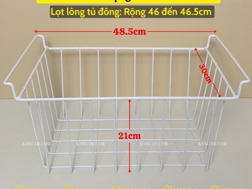 Rổ lưới để tủ đông