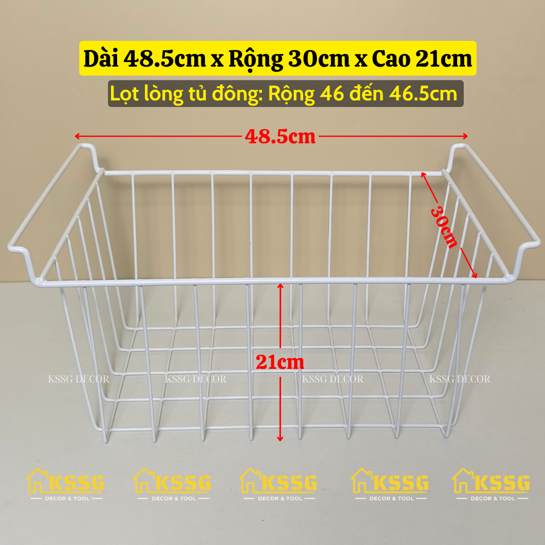 Rổ lưới để tủ đông
