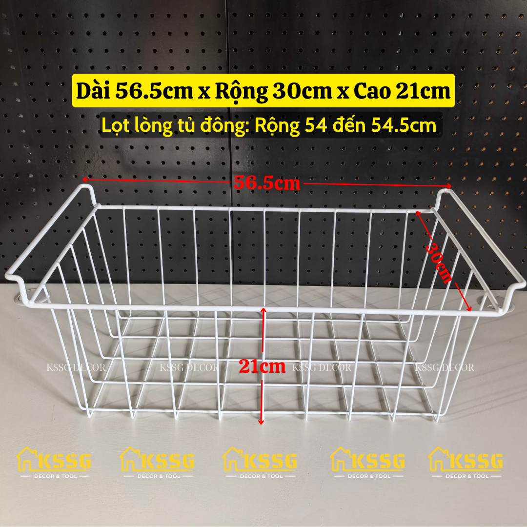 Rổ lưới để tủ đông