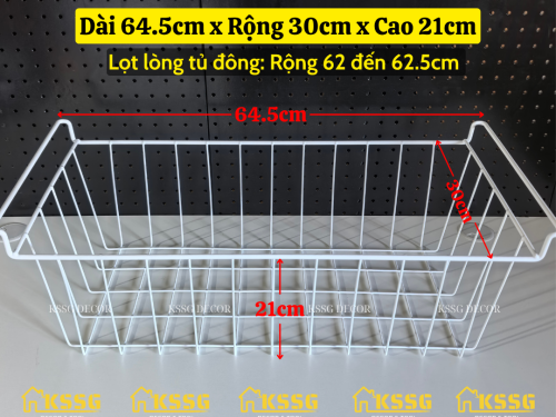Rổ lưới để tủ đông