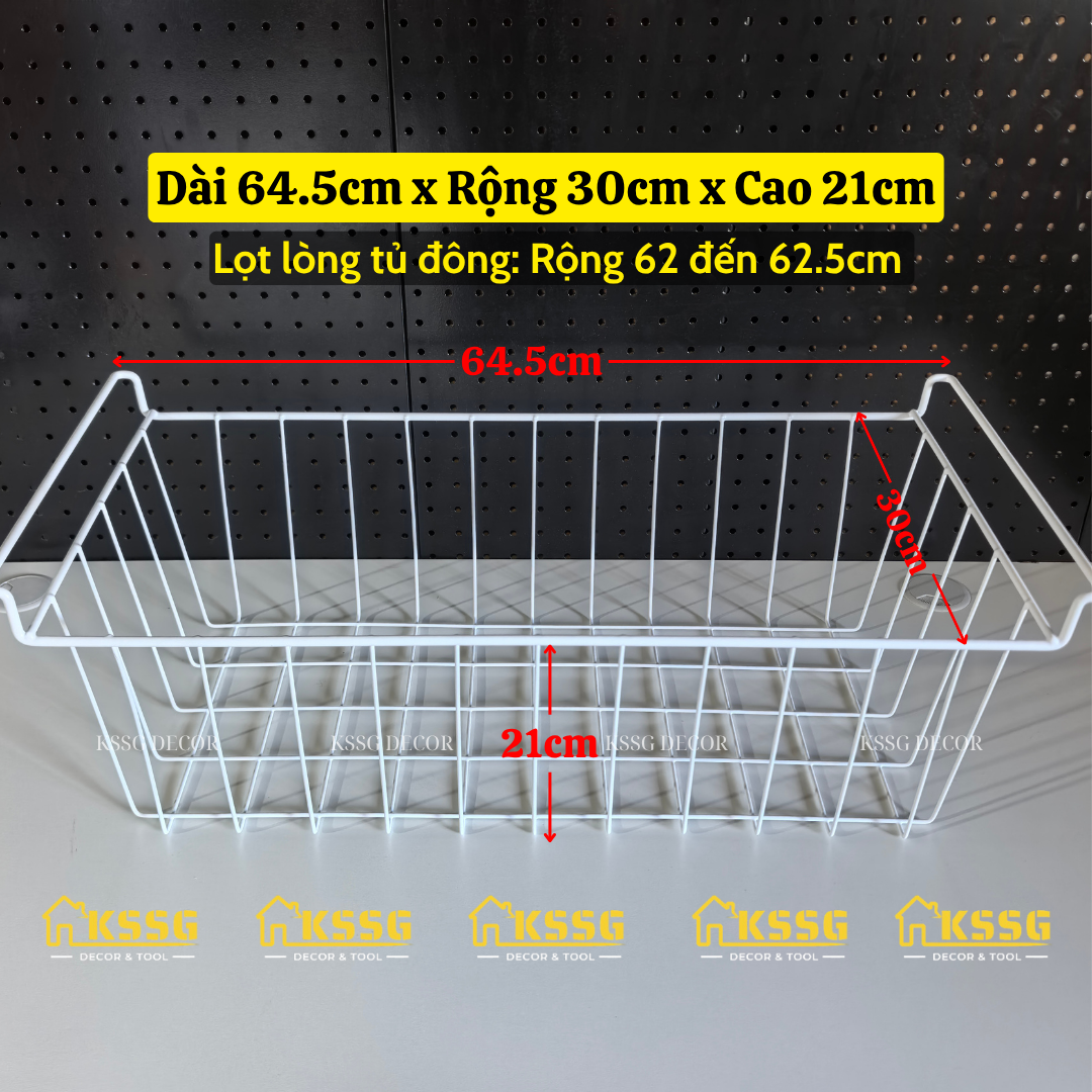 Rổ lưới để tủ đông
