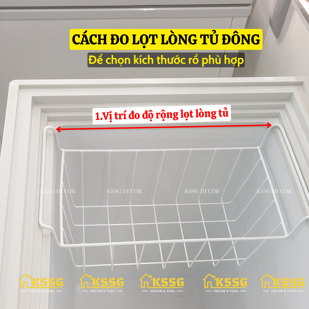 Rổ lưới để tủ đông Rổ lưới để tủ đông
