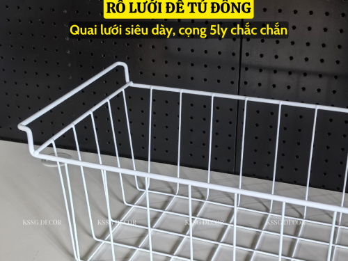 Rổ lưới để tủ đông