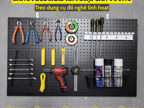 Tấm tôn lỗ Pegboard 1mx60cm