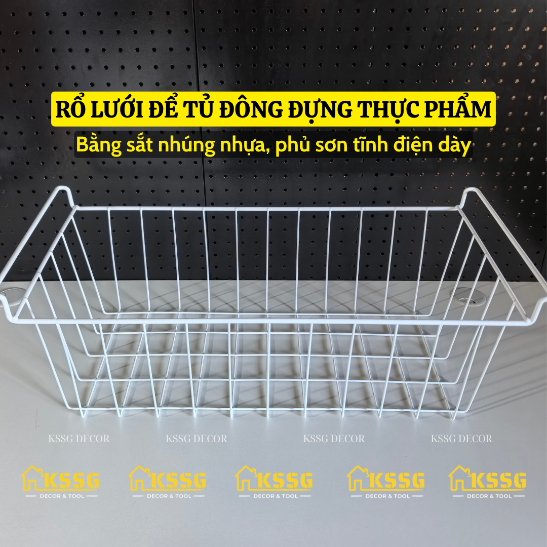 Rổ lưới để tủ đông
