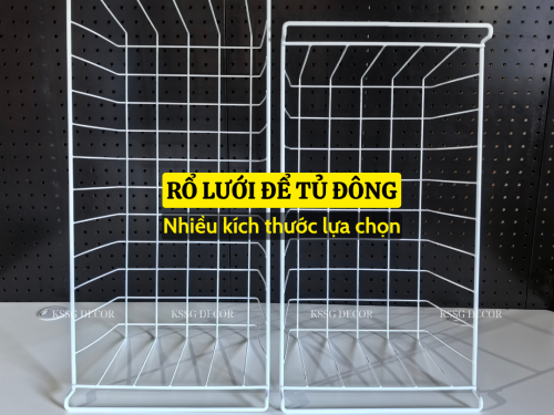 Rổ lưới để tủ đông