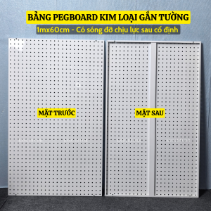 Tấm tôn lỗ Pegboard 1mx60cm